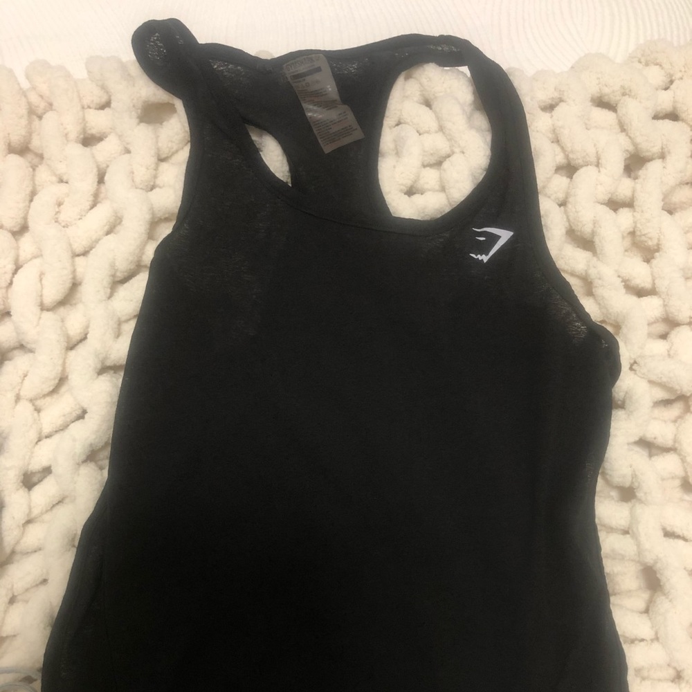 Gymshark black top with sides open